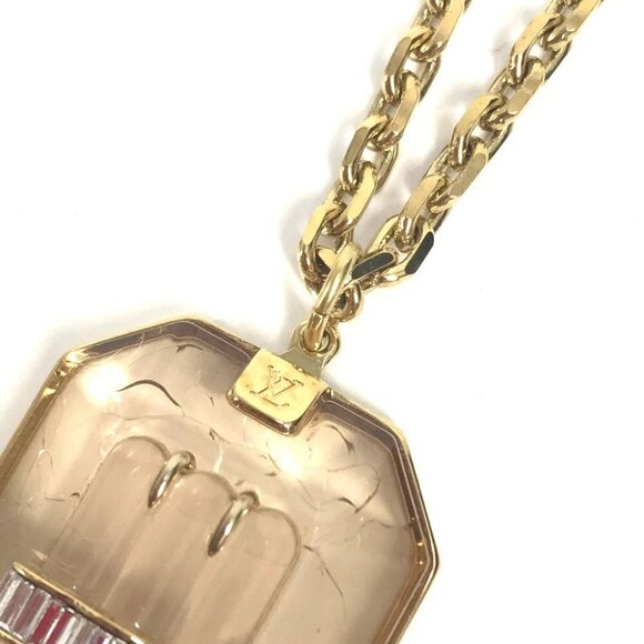 LOUIS VUITTON M66448 Accessories Pandanthif Rock My World Chain Necklace - Picture 4 of 13